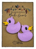 Michigan Fine Yarns AcademicHobbyist Needle Guards - Heritage Collection - Purple Rubber Duckie 94461738 | Accessories at Michigan Fine Yarns