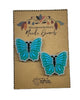 Michigan Fine Yarns AcademicHobbyist Needle Guards - Heritage Collection - Teal Butterfly 78781226 | Accessories at Michigan Fine Yarns