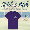 Michigan Fine Yarns MFY Stitch & Pitch 2025 T-Shirt (Limited Edition) - S | Accessories at Michigan Fine Yarns