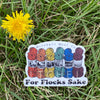 Mitchell Wool Co Stickers - For Flocks Sake Pride | Accessories at Michigan Fine Yarns