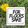 Mitchell Wool Co Stickers - For Flock's Sake - White | Accessories at Michigan Fine Yarns