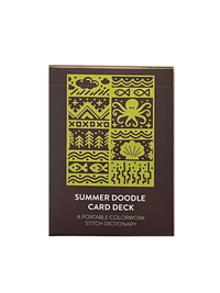 Pacific Knit Co. Summer Doodle Card Deck -  | Accessories at Michigan Fine Yarns