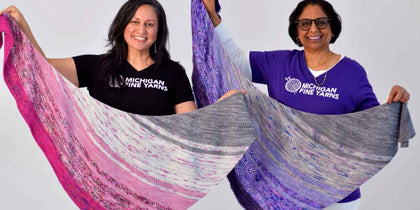 Michigan Fine Yarns Elliot Shawl Workshop - Saturday | January 17 | 3:00pm - 4:30pm  | Class at Michigan Fine Yarns