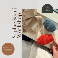 Michigan Fine Yarns Sophie Scarf Workshop - Friday | September 26 | 3:00pm - 4:30pm | Class at Michigan Fine Yarns