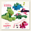 Sirdar Sirdar Happy Chenille Book - Book 5: 5 Roarsome Dinosaurs 5024723905508 | Crochet Book at Michigan Fine Yarns