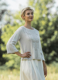 Blue Sky Fibers Pasadena Pullover Kit -214 - Drift (Original) Small 59666218 | Kits at Michigan Fine Yarns
