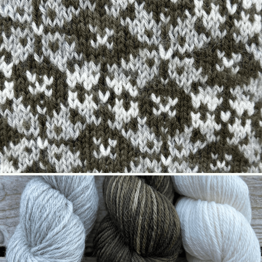 Koigu Heritage Sweater Kits - Garland - Color A (Priit) XS - XL | Kits at Michigan Fine Yarns