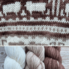 Koigu Heritage Sweater Kits - Koigu Sheep - Color A (Heli) XS - XL | Kits at Michigan Fine Yarns