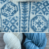 Koigu Heritage Sweater Kits - Medallion - Color A (Mari) XS - XL | Kits at Michigan Fine Yarns