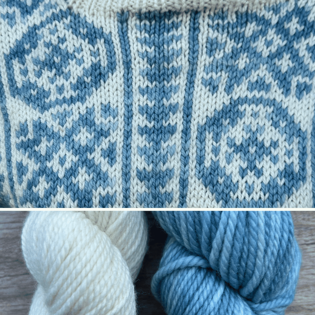 Koigu Heritage Sweater Kits - Medallion - Color A (Mari) XS - XL | Kits at Michigan Fine Yarns