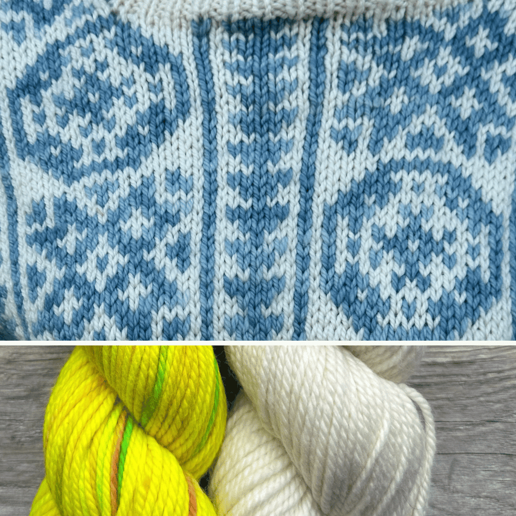 Koigu Heritage Sweater Kits - Medallion - Color B (Siiri) XS - XL | Kits at Michigan Fine Yarns