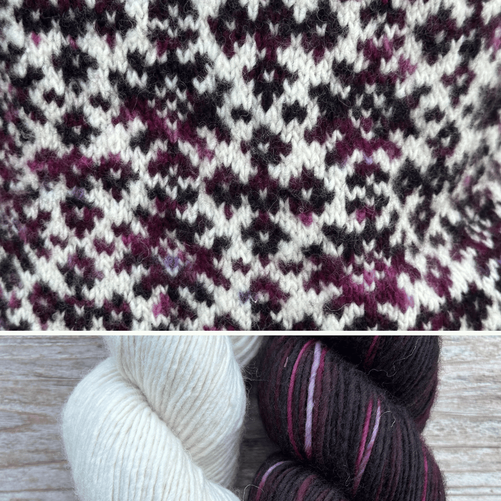 Koigu Heritage Sweater Kits - Mystique - Color A (Niina) XS - XL | Kits at Michigan Fine Yarns