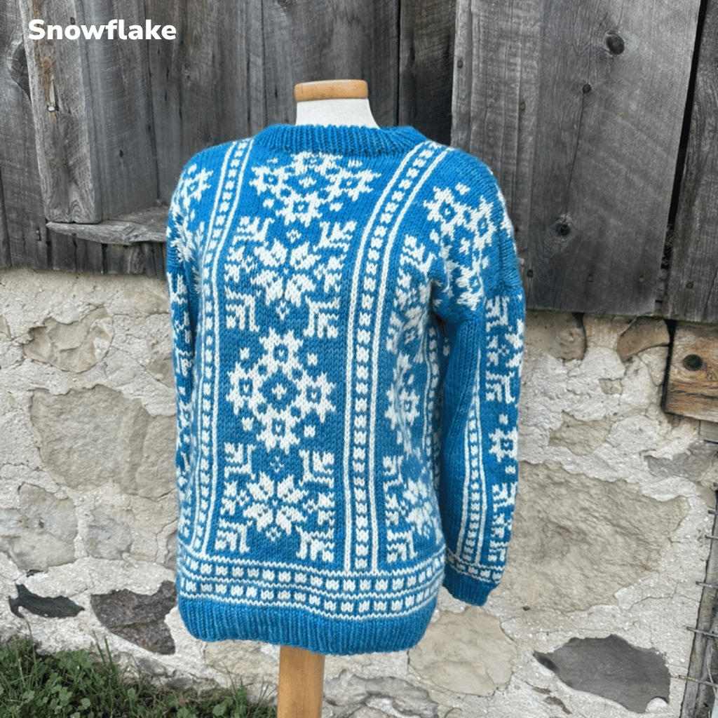 Koigu Heritage Sweater Kits - Mystique - Color C (Siim) XS - XL | Kits at Michigan Fine Yarns