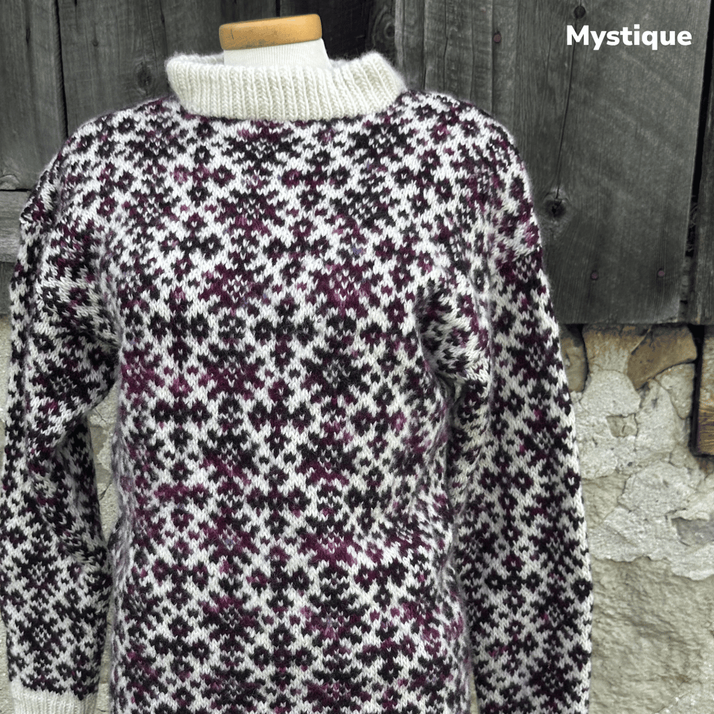 Koigu Heritage Sweater Kits - Signs of Summer - Color C (Timmo) XS - XL | Kits at Michigan Fine Yarns