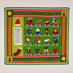 Sirdar Santa's Workshop Christmas Blanket Kit - Original Colorway | Kits at Michigan Fine Yarns