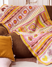 Sirdar Sirdar Hearts & Flowers Blanket Kit - Original Colorway | Kits at Michigan Fine Yarns