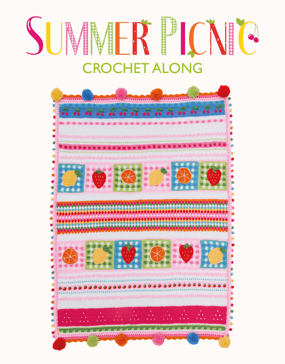 Sirdar Summer Picnic Blanket Crochet Along Kit - Michigan Fine Yarns