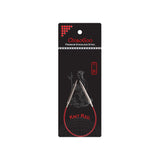 SS Knit RED 9" Circular Needles - US 000 (1.5mm)