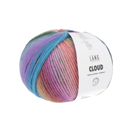 Lang Cloud - 02 - Blue Green Orange | Yarn at Michigan Fine Yarns