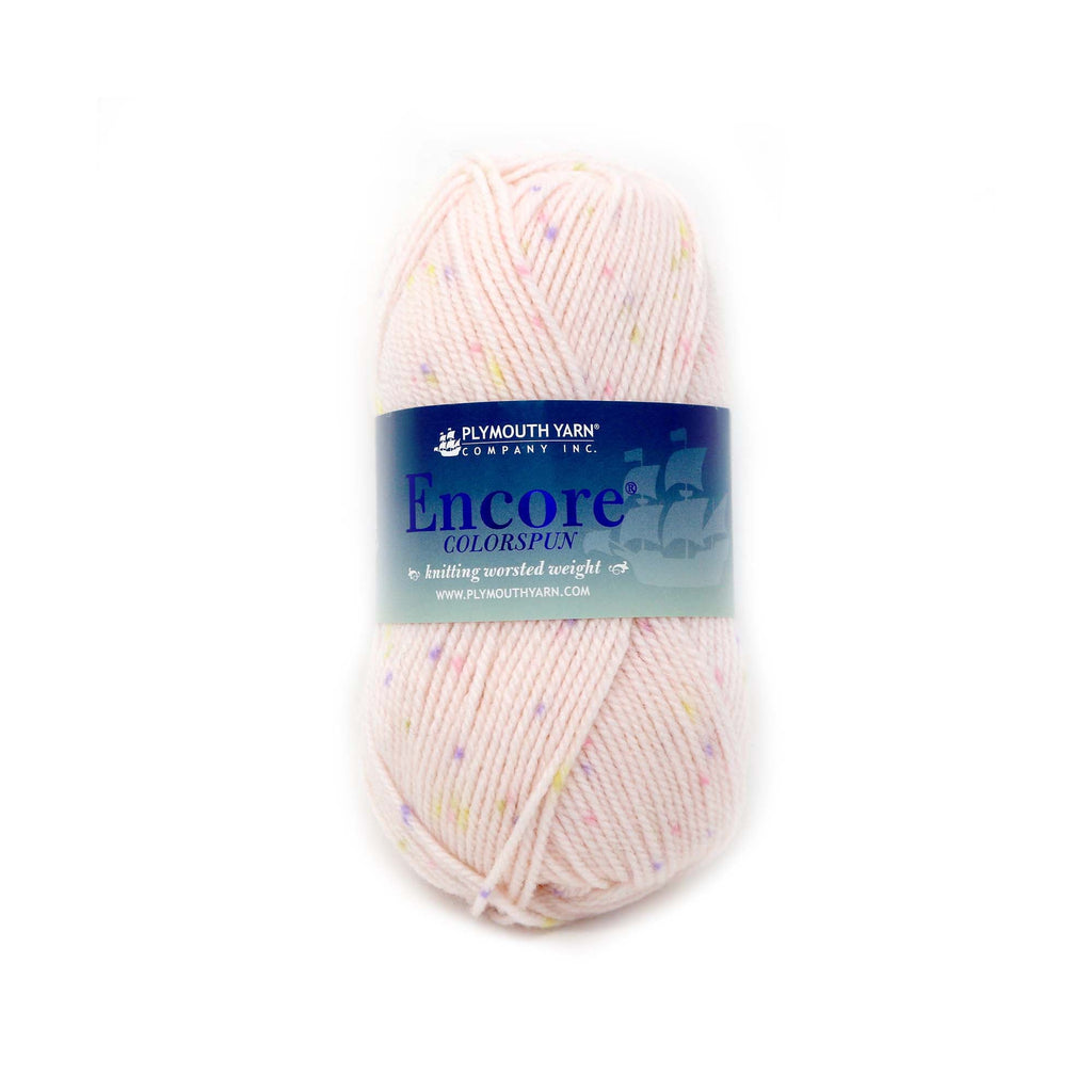 Plymouth Yarns Encore Worsted Colorspun - 7400 - Pink W/ Spot 843273003831 | Yarn at Michigan Fine Yarns
