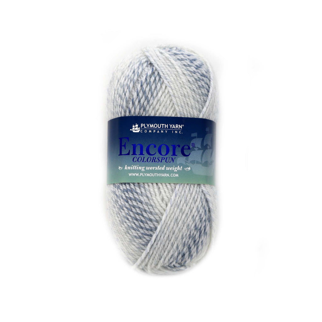 Plymouth Yarns Encore Worsted Colorspun - 7751 - Denim Frost 843273036617 | Yarn at Michigan Fine Yarns
