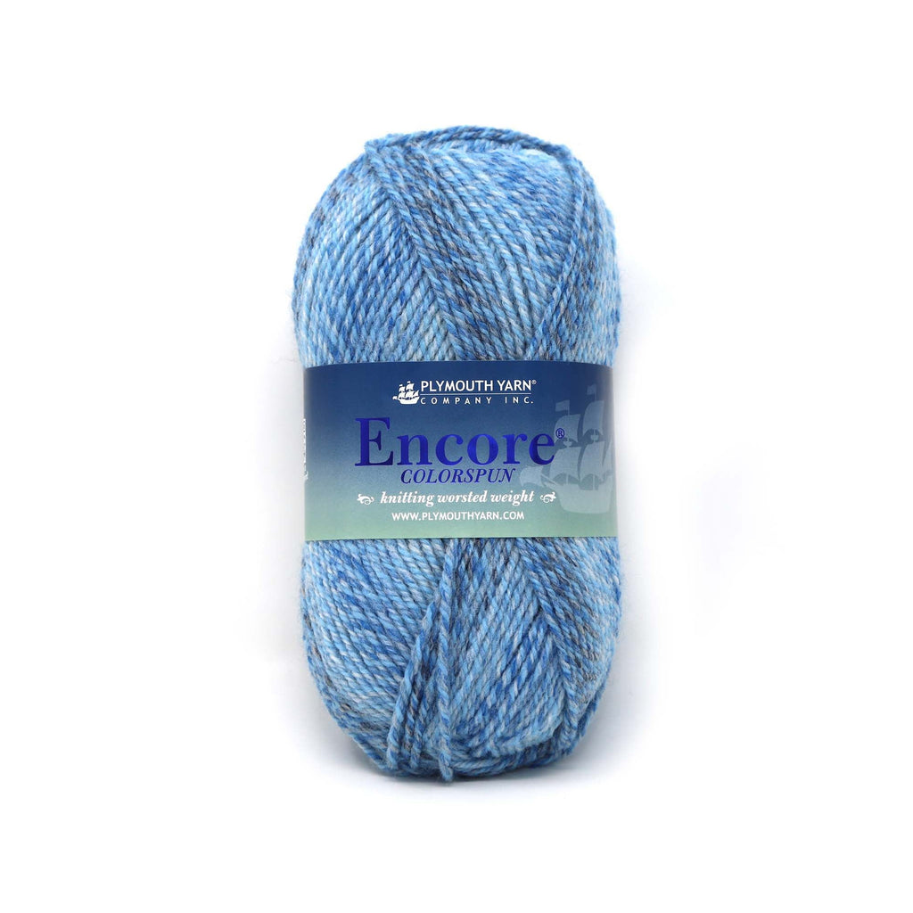 Plymouth Yarns Encore Worsted Colorspun - 7827 - Multi - Blue - Drift 843273003640 | Yarn at Michigan Fine Yarns