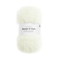 Rico Design Creative Make It Fur - 001 - White  | Yarn at Michigan Fine Yarns