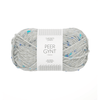 Sandnes Garn Peer Gynt Tweed - 1502 - Light Grey Melange / Blue Tweed  | Yarn at Michigan Fine Yarns