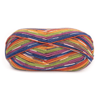 Schoppel Wolle Admiral R Druck - 1744 - Orange Red Blue 4250331305787 | Yarn at Michigan Fine Yarns