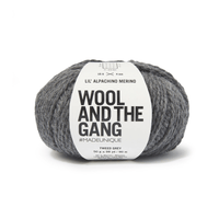Wool And The Gang Lil' Alpachino Merino - Tweed Grey 5056341333272 | Yarn at Michigan Fine Yarns