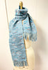 Michigan Fine Yarns Store Sample Sale: Adult Neckwear -Blue Handwoven Scarf 35223082 | at Michigan Fine Yarns