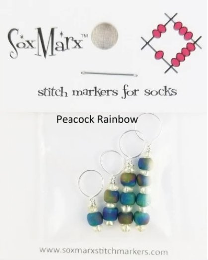 Bryson Sox Marx Stitch Markers -Peacock 54486314 | Accessories at Michigan Fine Yarns