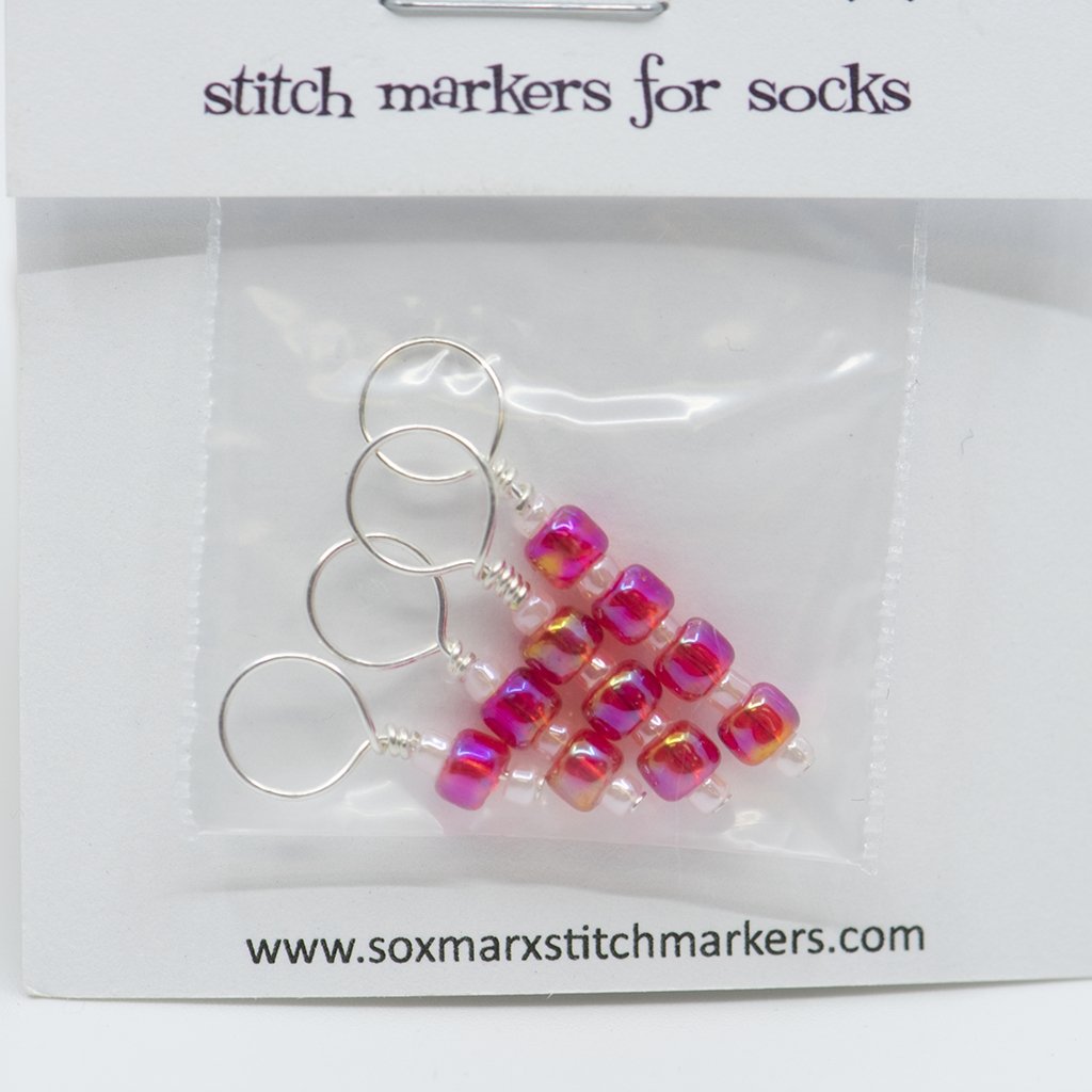 Bryson Sox Marx Stitch Markers -Ruby 21915946 | Accessories at Michigan Fine Yarns
