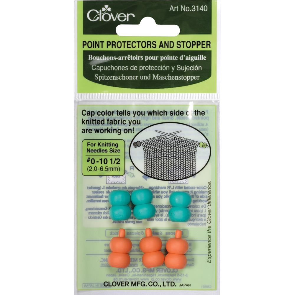 Clover Point Protectors and Stopper - 051221353079 | Accessories at Michigan Fine Yarns