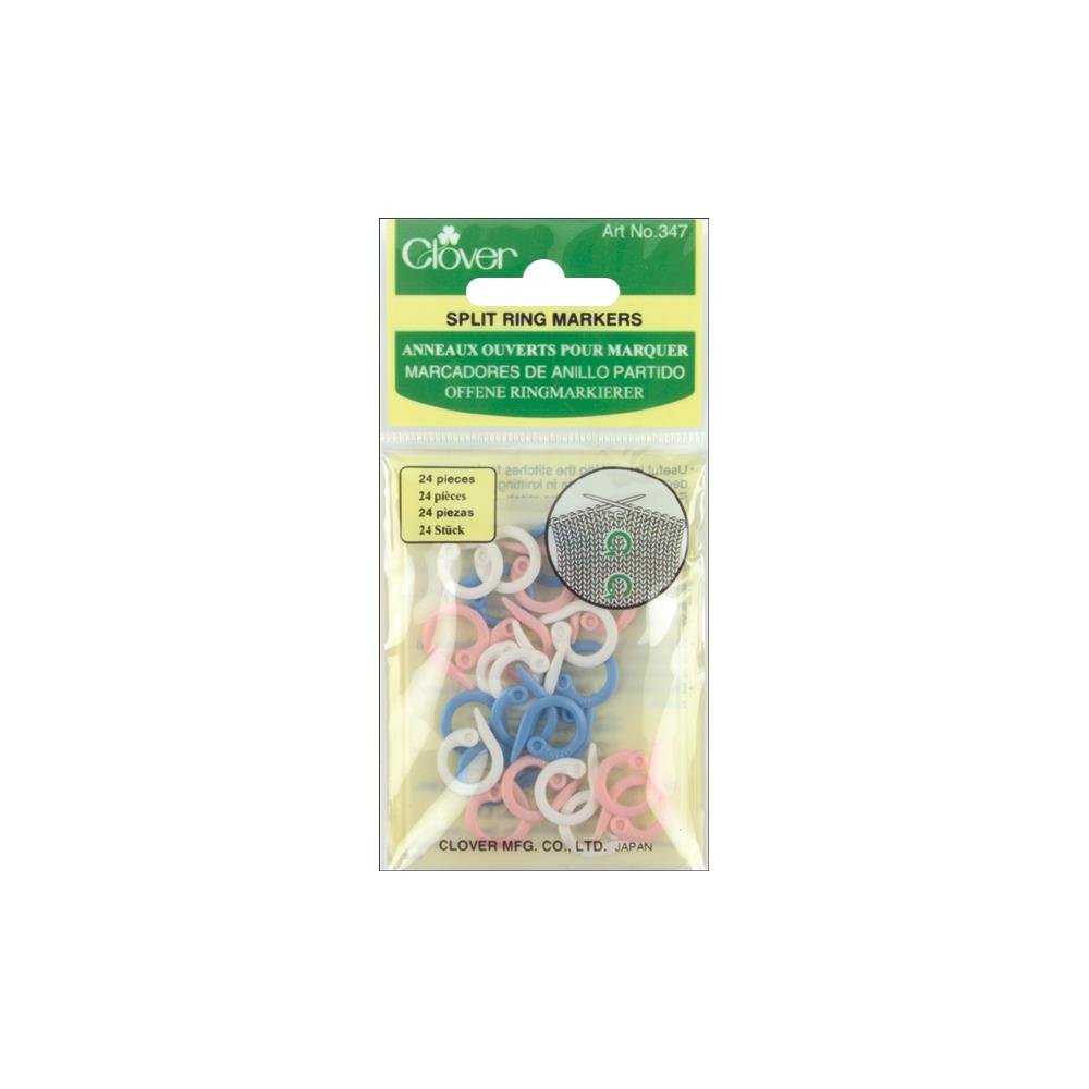 Clover Split Ring Markers - 051221355158 | Accessories at Michigan Fine Yarns