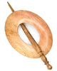 LYKKE LYKKE Handcrafted Wood Shawl Pin -Mango Wood Oval | Accessories at Michigan Fine Yarns
