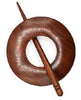 LYKKE LYKKE Handcrafted Wood Shawl Pin -Rosewood Circle | Accessories at Michigan Fine Yarns