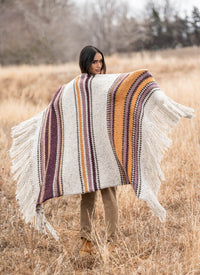 Blue Sky Fibers Brentwood Throw Kit -Original Colorway | Kits at Michigan Fine Yarns