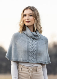 Blue Sky Fibers Calgary Capelet - | Kits at Michigan Fine Yarns