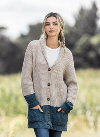 Blue Sky Fibers Northbrook Cardigan Kit -Original Colorway | Kits at Michigan Fine Yarns