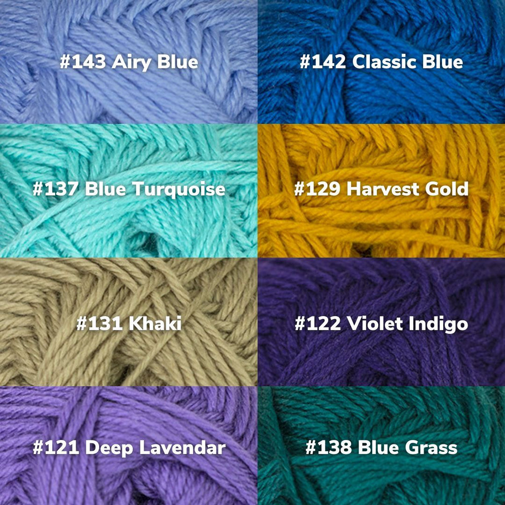 Purple Yarn Color Palette for Crochet & Knits - Crafting in the Night
