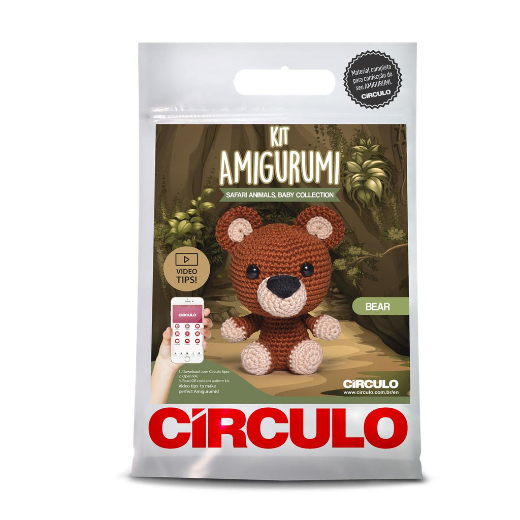 Circulo Yarns Amigurumi Kits - Safari Animal Baby Collection | Kits at Michigan Fine Yarns