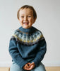 Jamieson's of Shetland Paul Klee Sweater Kits -Colorway 1 (Shaela Sample) | Kits at Michigan Fine Yarns