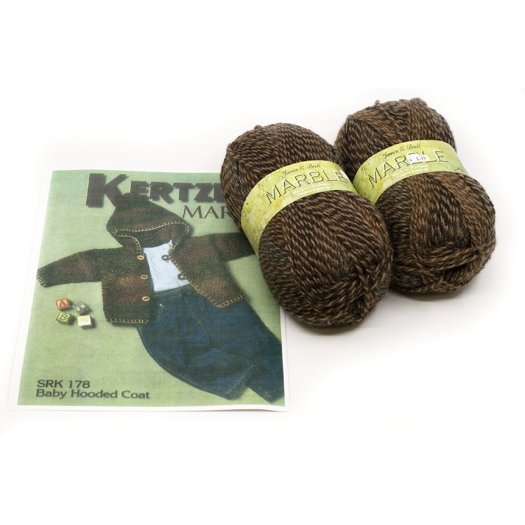 Kertzer Kertzer Baby Knit Kits -2 - Baby Hooded Cardigan 35034410 | Kits at Michigan Fine Yarns