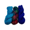 Malabrigo Malabrigo Temperance Shawl Kit -13 - Cian, Camaleon, Matisse Blue (Sock) 11569450 | Kits at Michigan Fine Yarns