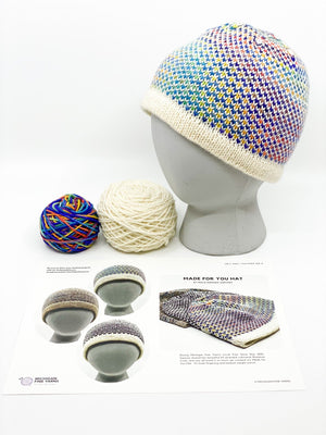 Michigan Fine Yarns Made For You Hat Kit (100g Medium/Worsted Weight) -Original (KERSTI K122 KERSTI K0000) | Kits at Michigan Fine Yarns