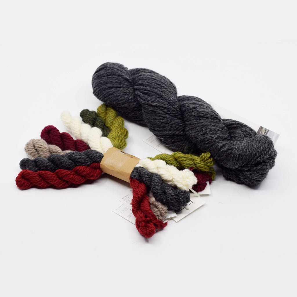 Michigan Fine Yarns Made For You in Woolstok Hat Kit -Cast Iron & Holiday Cheer 43626282 | Kits at Michigan Fine Yarns