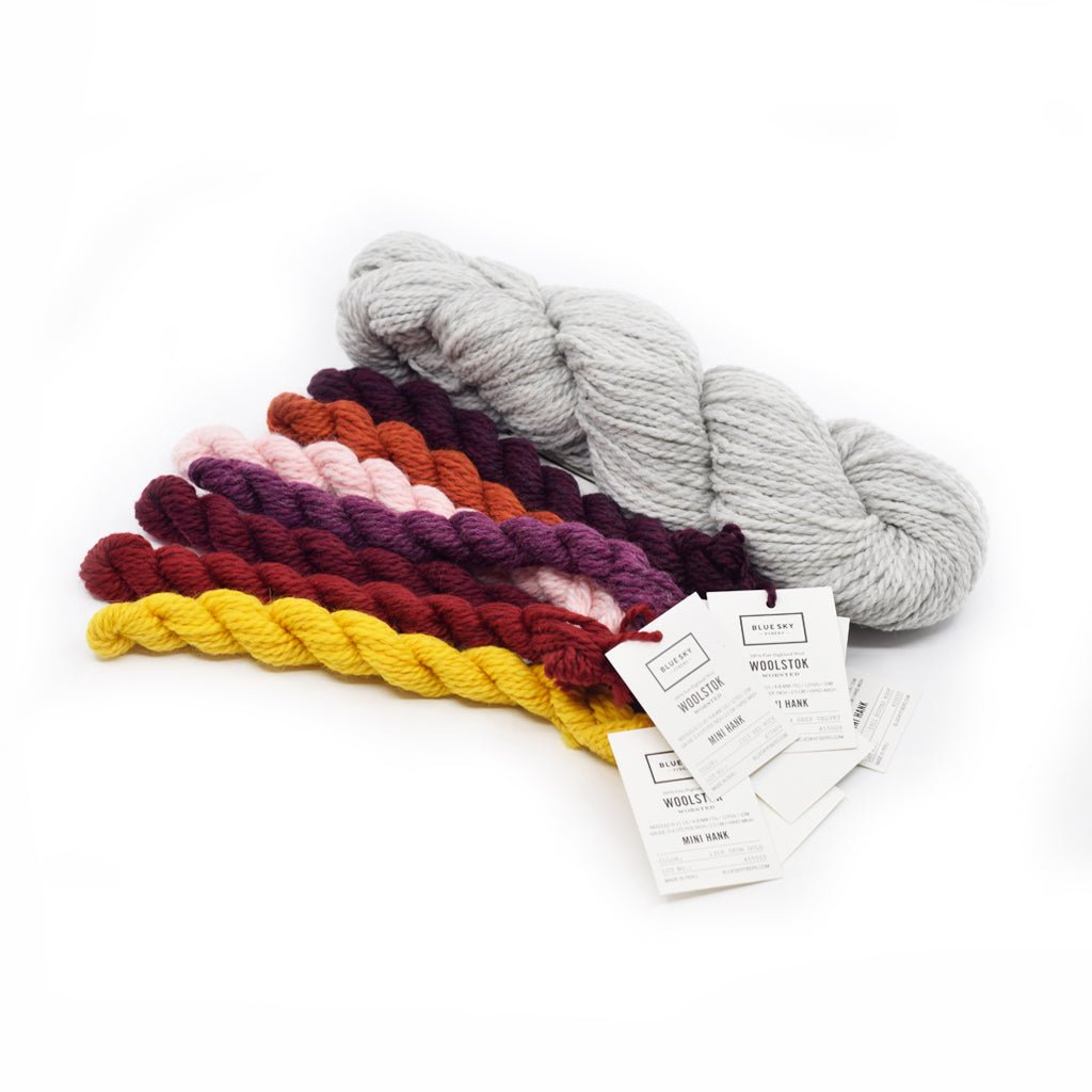 Michigan Fine Yarns Made For You in Woolstok Hat Kit -Grey Harbor & Warm 74447658 | Kits at Michigan Fine Yarns