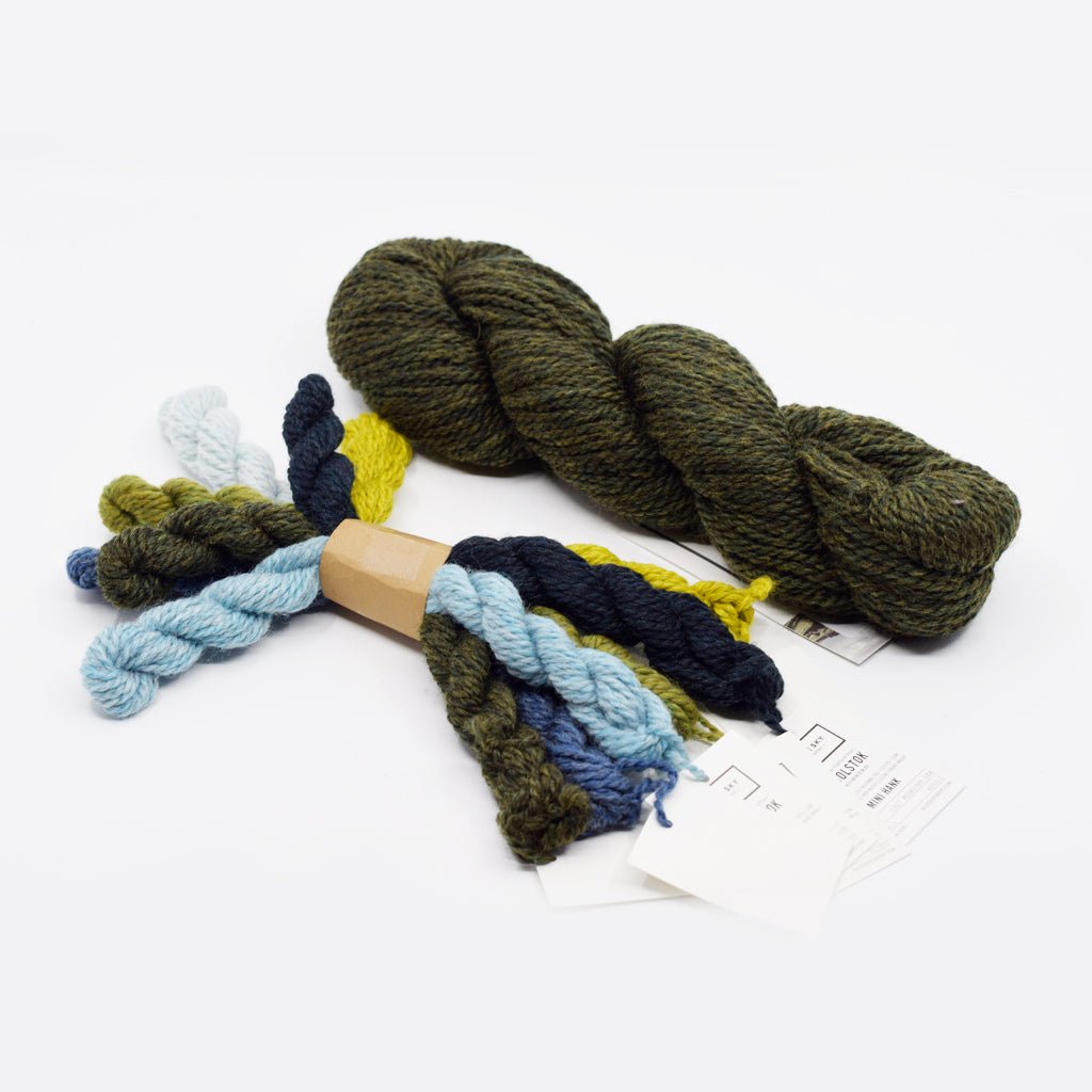 Michigan Fine Yarns Made For You in Woolstok Hat Kit -Wild Thyme & Cool 43593514 | Kits at Michigan Fine Yarns