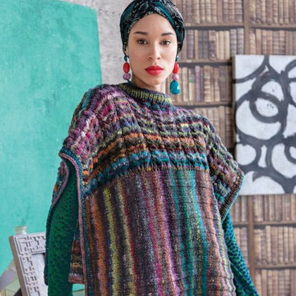 Noro Two-Direction Poncho Kit -Rhapsody #3 50462762 | Kits at Michigan Fine Yarns